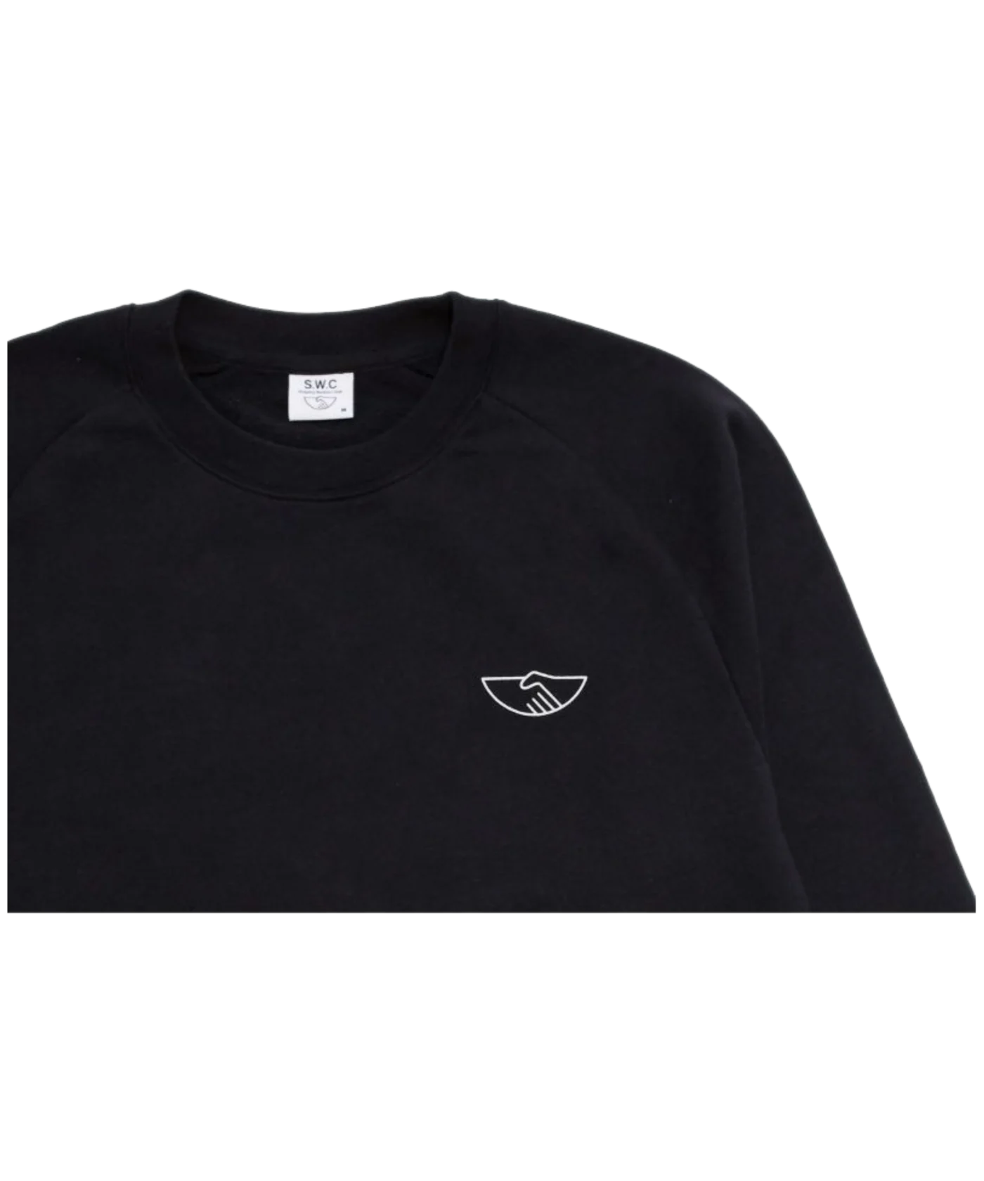 Stepney Handshake Sweatshirt Schwarz