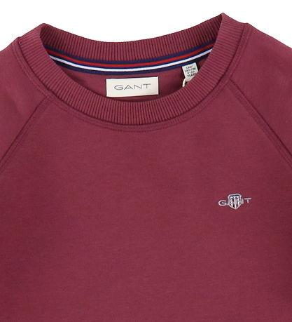 Gant Sweatshirt - Shield - Wine Red