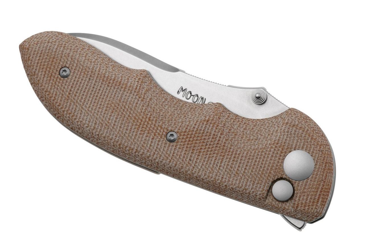 Viper Moon V6010CN MagnaCut, Natural Canvas Micarta, zakmes
