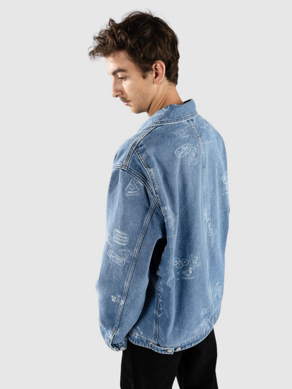 Carhartt WIP Stamp Jacket stamp print/blue