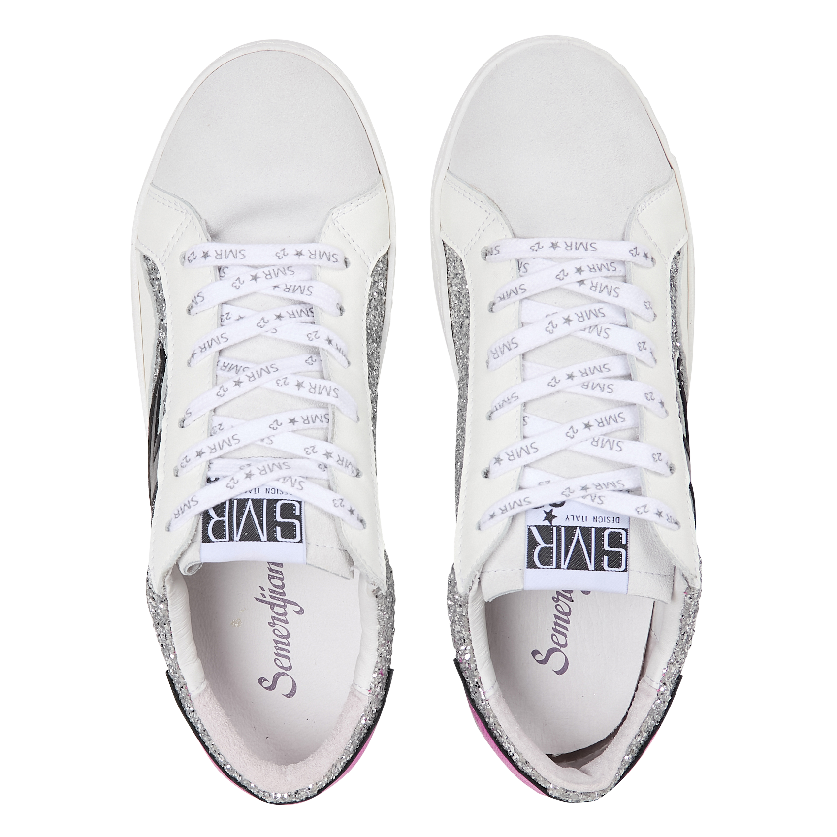 LARRY - Baskets basses en sequins | Argent