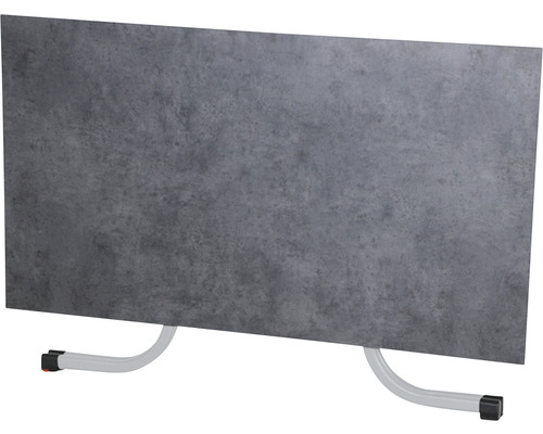 Tuintafel Sola 160x90 cm staal zilver opvouwbaar