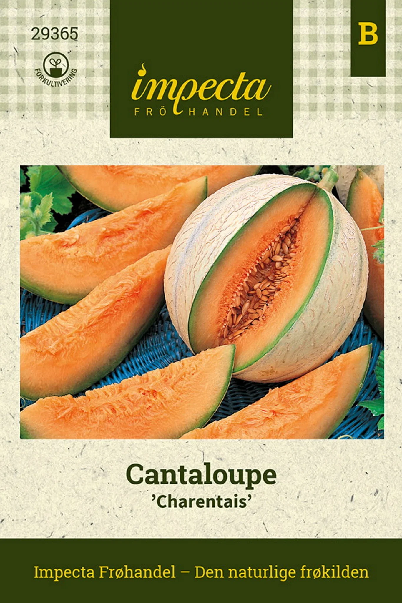 Cucumis melo 'Charentais' Cantaloupe 'Charentais'