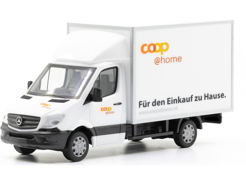 ACE Lieferwagen Sprinter Coop@home 1:87 Robuster Spielzeuglieferwagen aus Kunststoff