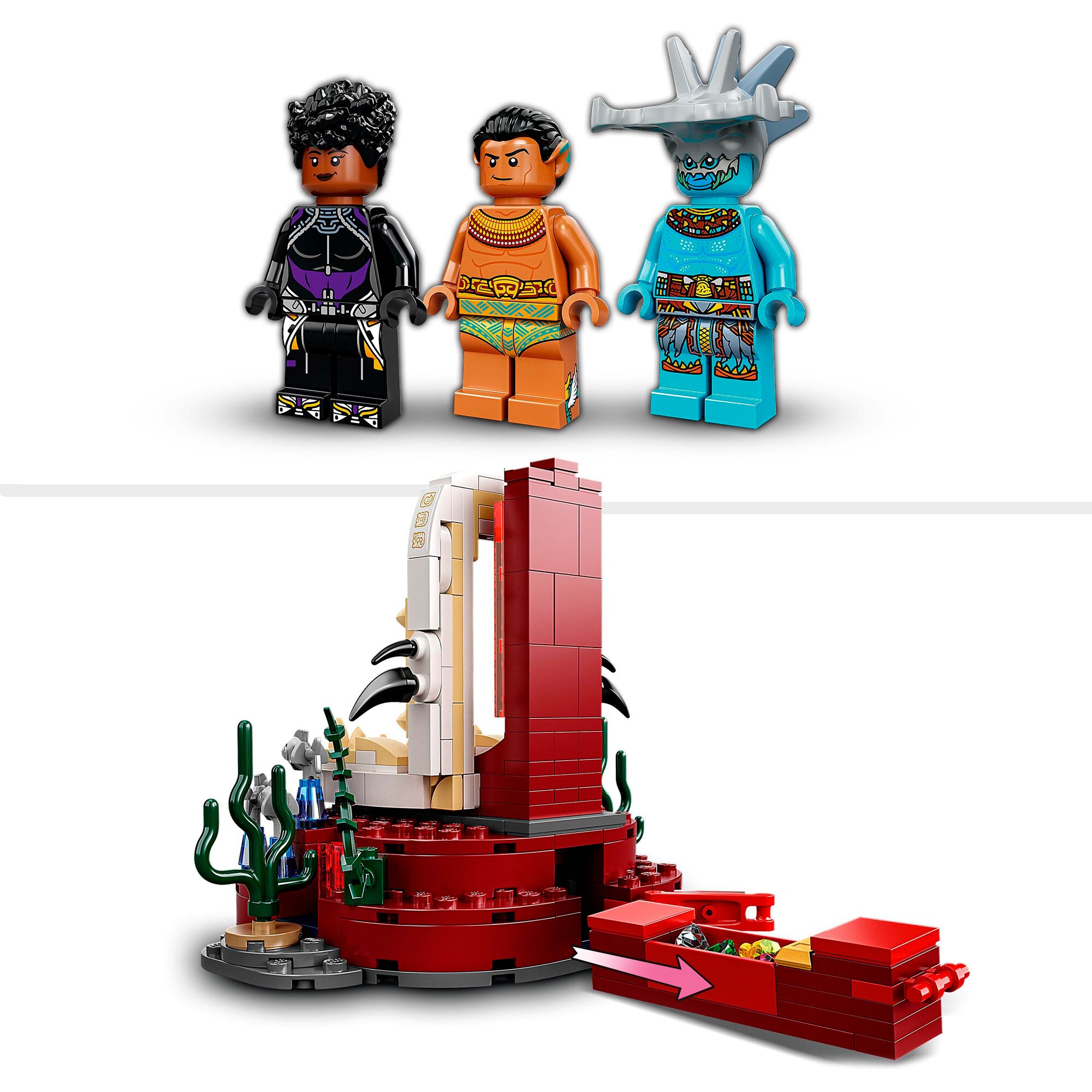 LEGO Konstruktionsspielzeug Marvel Super Heroes König Namors Thronsaal