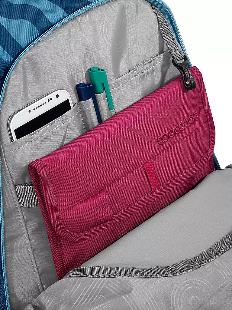 COOCAZOO Schulrucksack MATE BREAKING WAVES blau