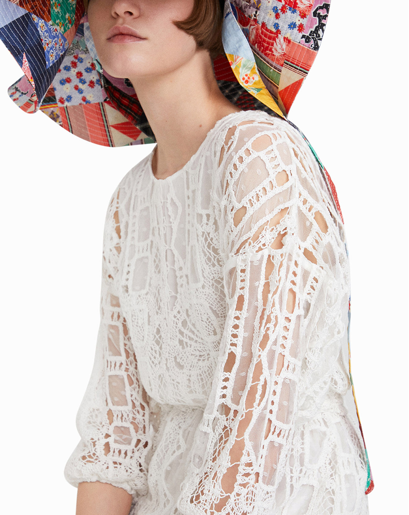 Desigual Robe Gertrude blanche