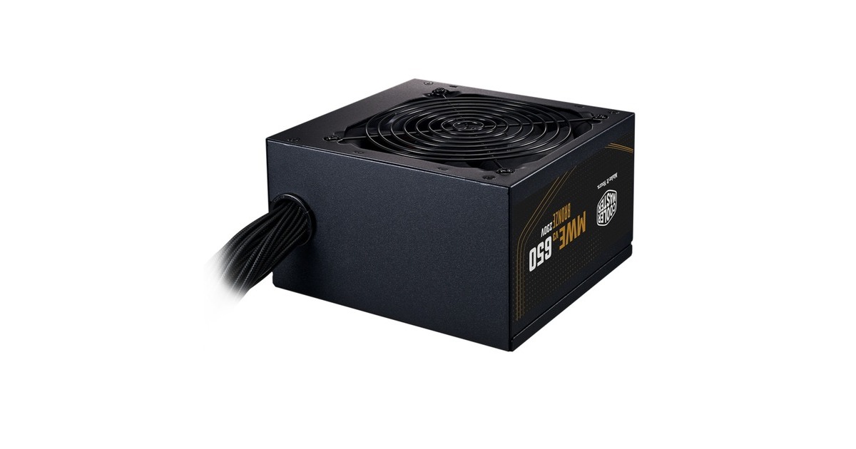 Cooler MasterMWE 650 Bronze V3 650 watt voeding   (Zwart, 4x PCIe)