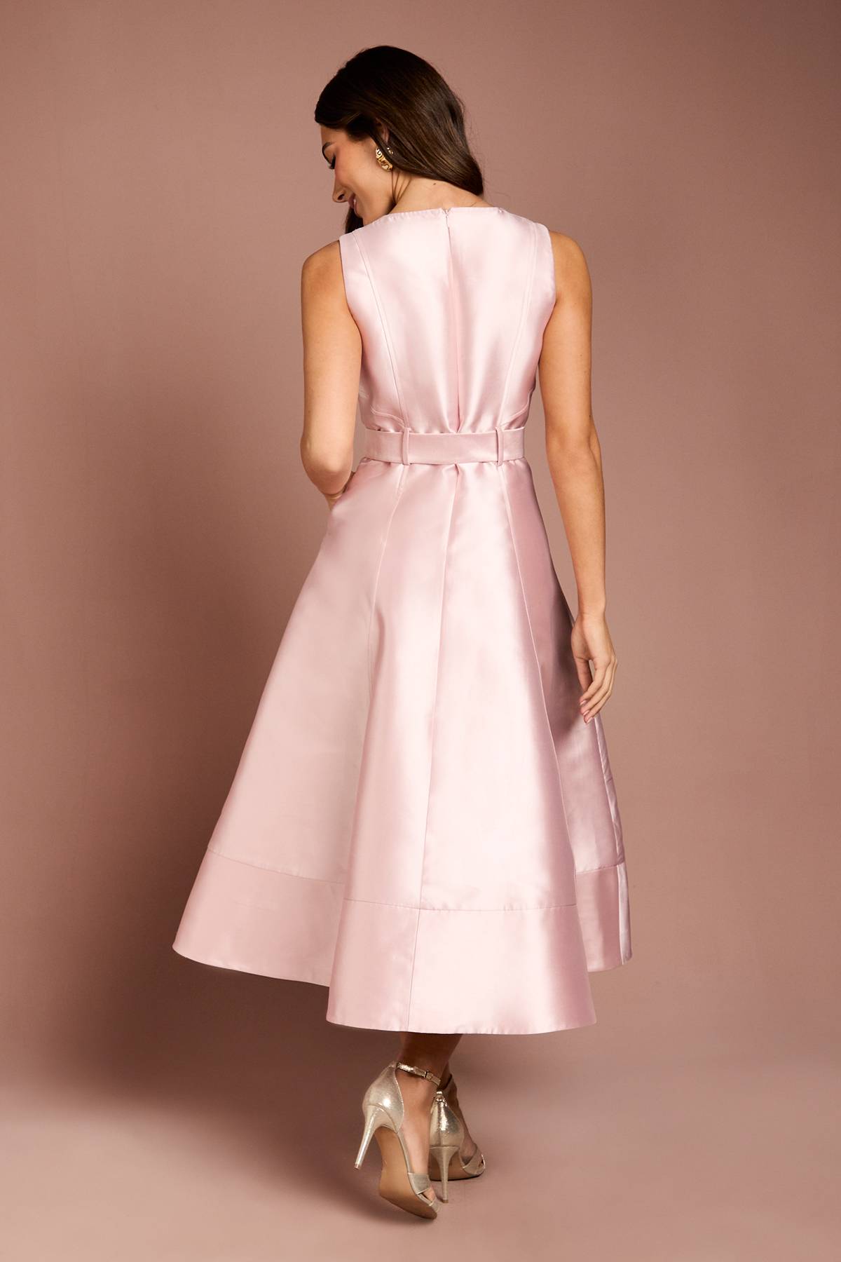 Coast Robe de Bal Boutonnée avec Ceinture