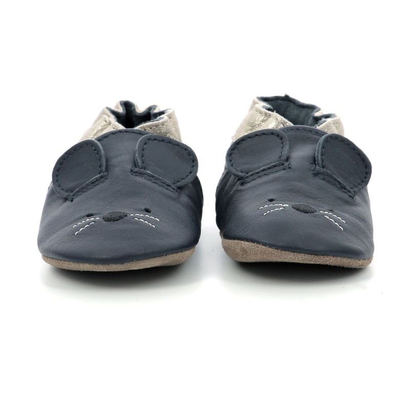 Robeez Robeez Chaussons Mouse Nose Marine