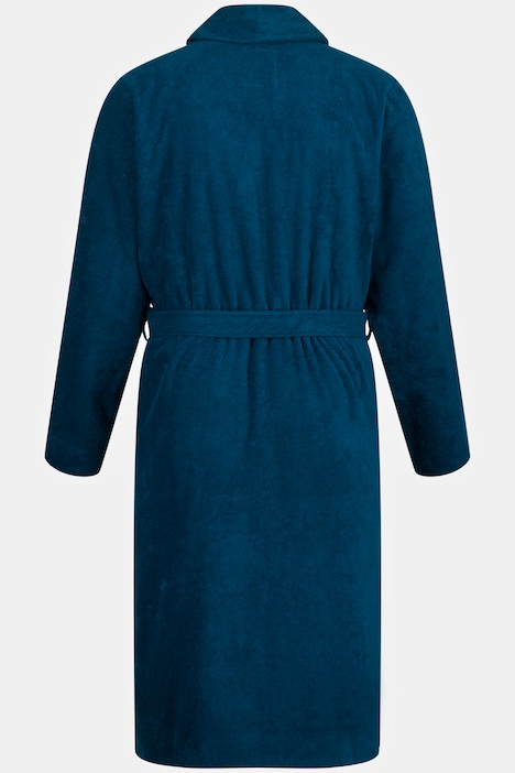 Bademantel, Homewear, Schalkragen, Frottee, bis 8XL