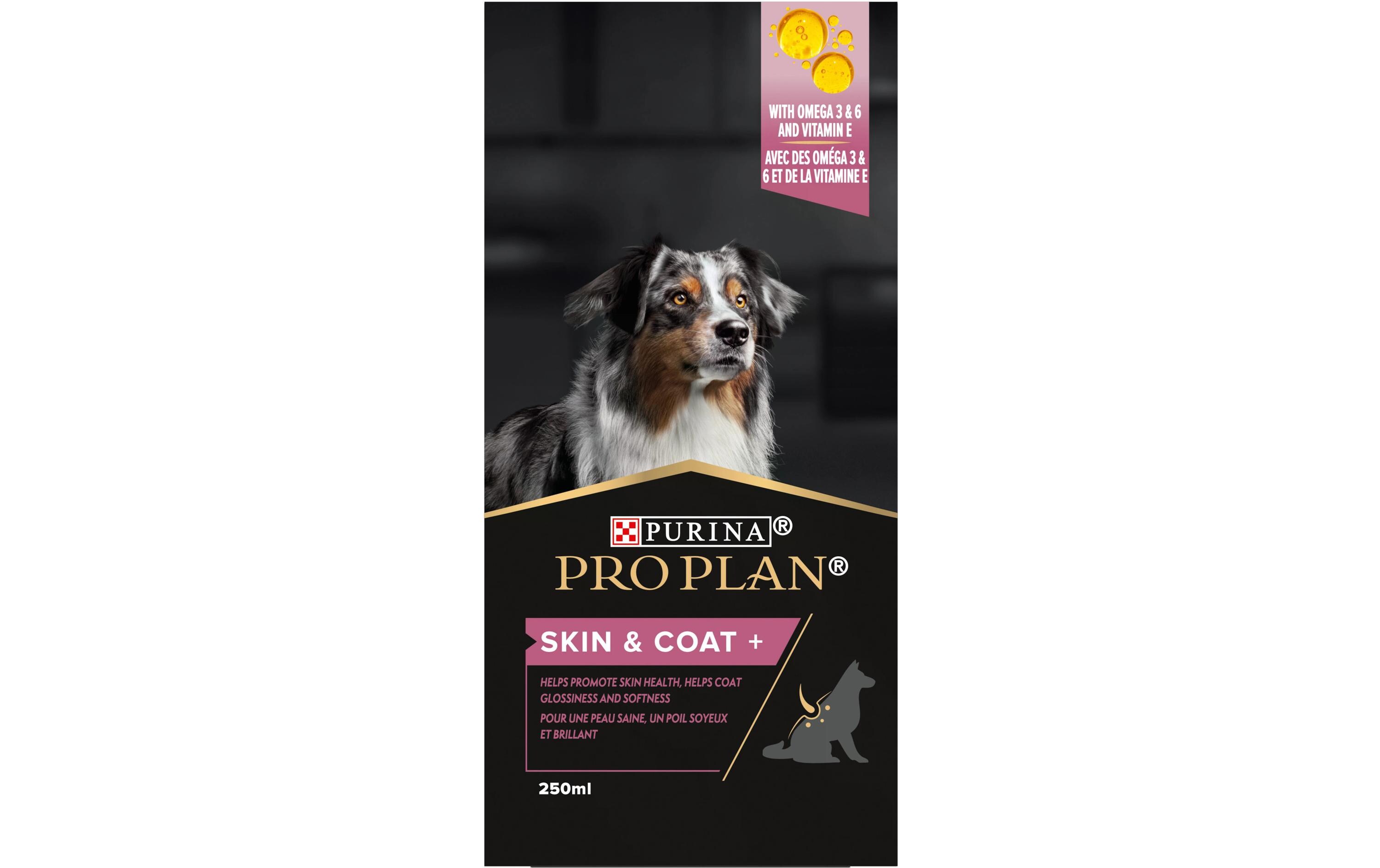 Hunde-Nahrungsergänzung Skin & Coat+ 250 mlErgänzungsfuttermittel für ausgewachsene Hunde