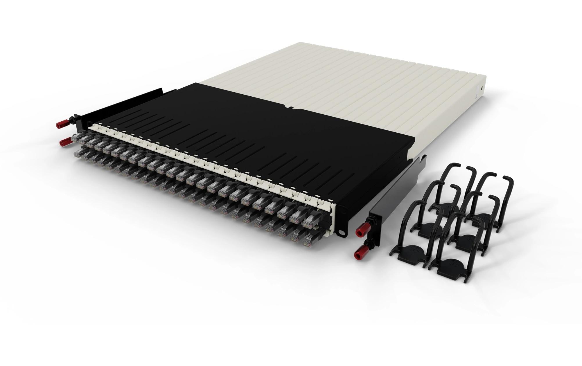 patchbox.one / 30RU / Cat 6A, UTP, 1.8 m, Schwarz<br>All-in-One Lösung für Ordnung im Netzwerkschrank