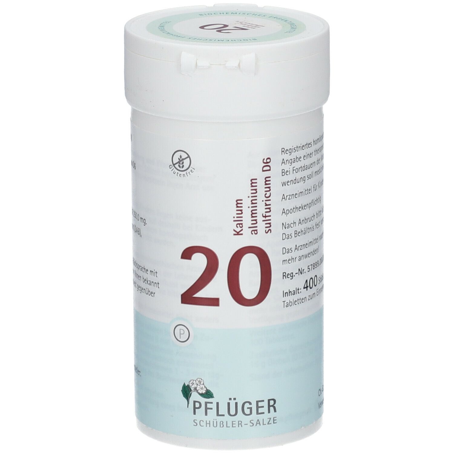 Biochemie Pflüger® Nr. 20 Kalium aluminium sulfat D6 Tabletten