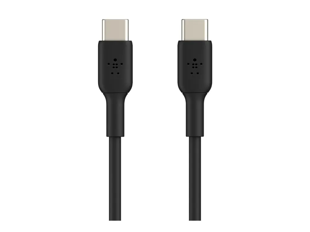 Belkin BoostCharge - USB-kabel - 24 pin USB-C (han) til 24 pin USB-C (han) - 2 m - sort