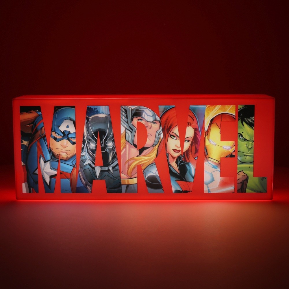 Marvel Avengers Logo-Beleuchtung