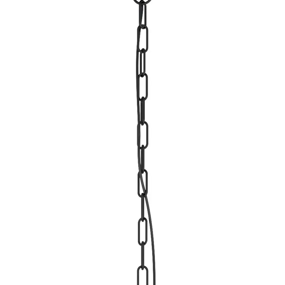 EGLOLubenhamHanglamp-1lichts-Ø30cm.-E27-Zwart/hout