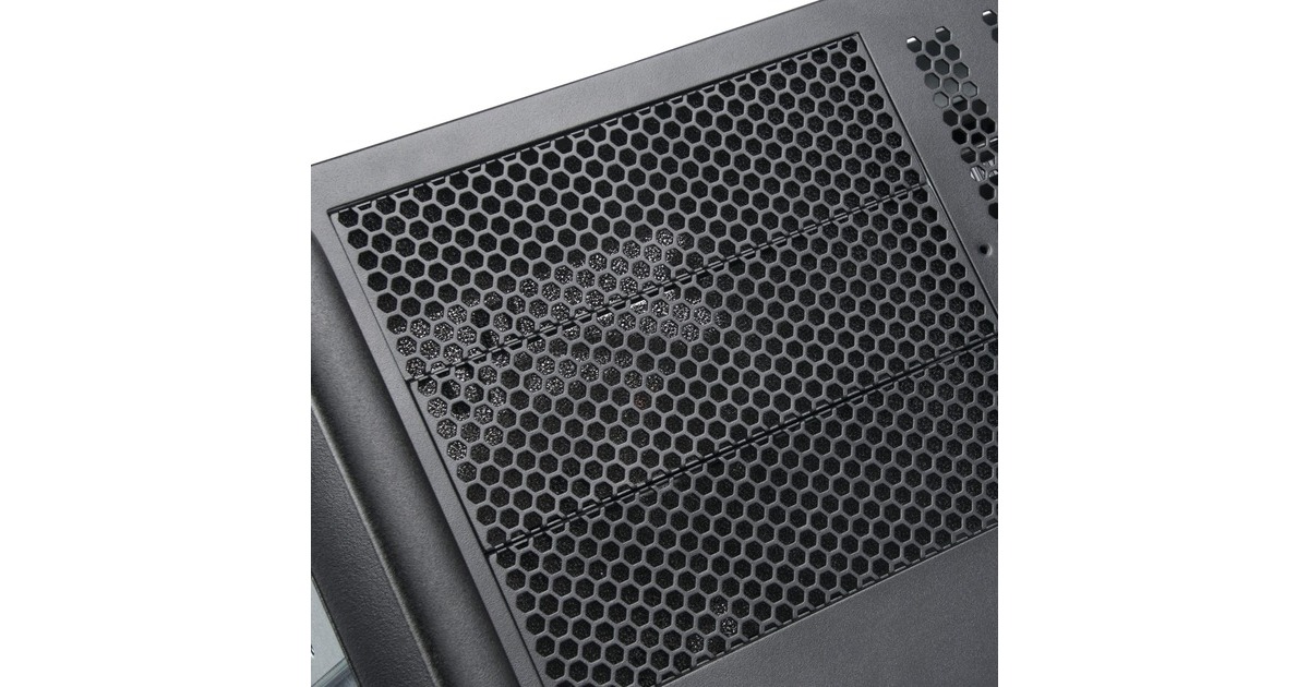 SilverStoneRM41-506 rack behuizing  (Zwart | 2x USB-A 3.2 (5 Gbit/s))