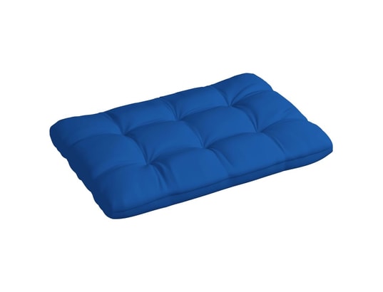 VIDAXL - Galette de chaise Coussin de palette bleu royal 120x80x12 cm tissu