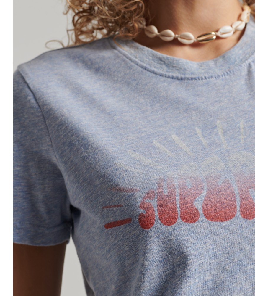 Camiseta Superdry Vintage Logo Nostalgia Azul