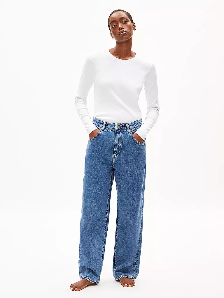 ARMEDANGELS Jeans Wide Leg HAAYI hellblau