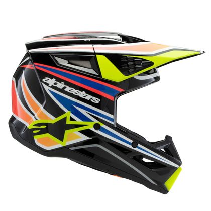 Casque cross Alpinestars SUPERTECH S-M3 - WURX - ENFANT - Noir / Jaune