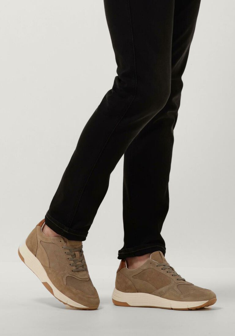 CYCLEUR DE LUXE taupe cycleur de luxe lage sneakers anchor