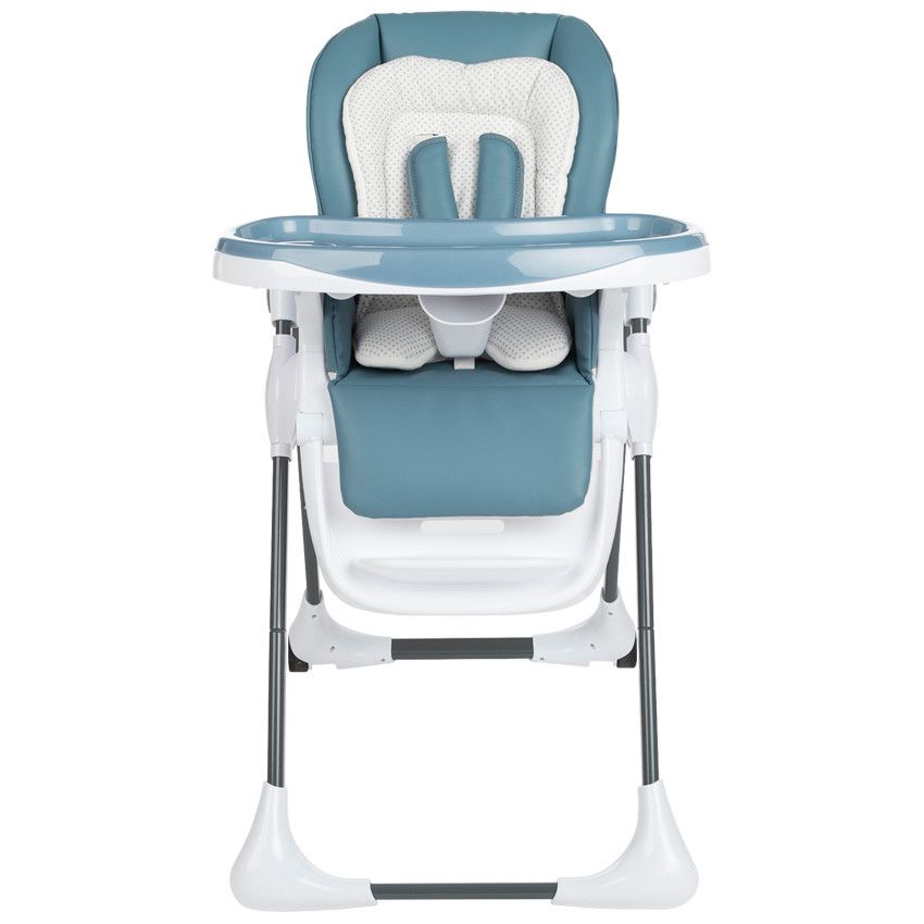 Chaise haute réglable Jude 0+ - Bleu - Ecru
