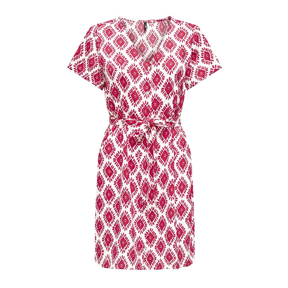 Only Robe Blanc/Rouge Femme Only Leah