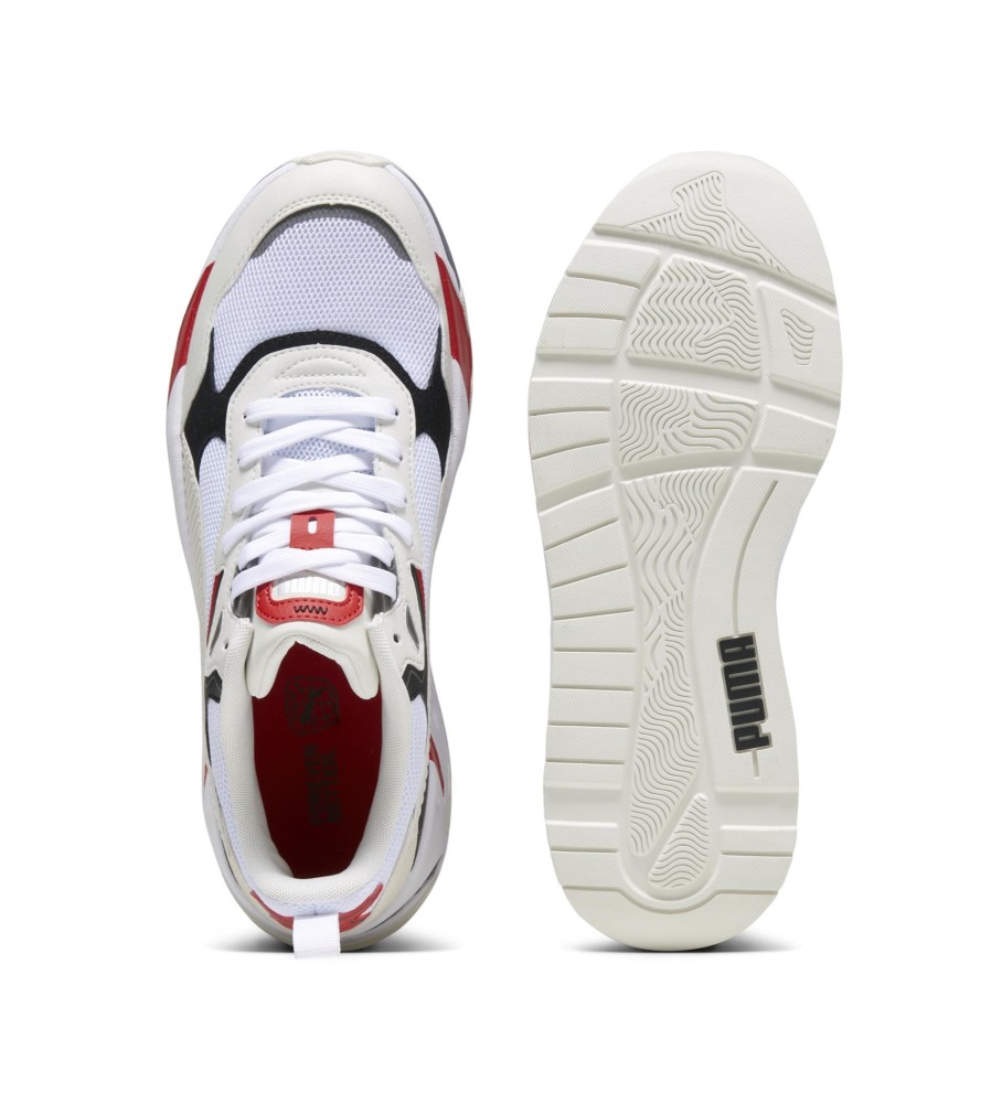 Tênis Puma Trinity, branco e vermelho