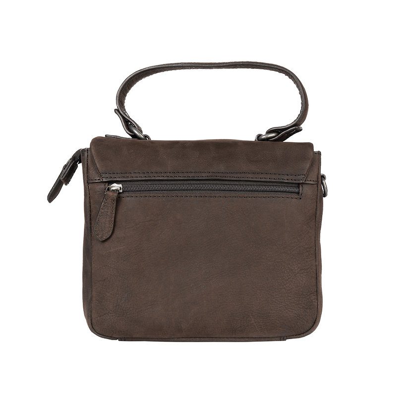 Sparwell Arago Allen Satchel Bag Dark Brown