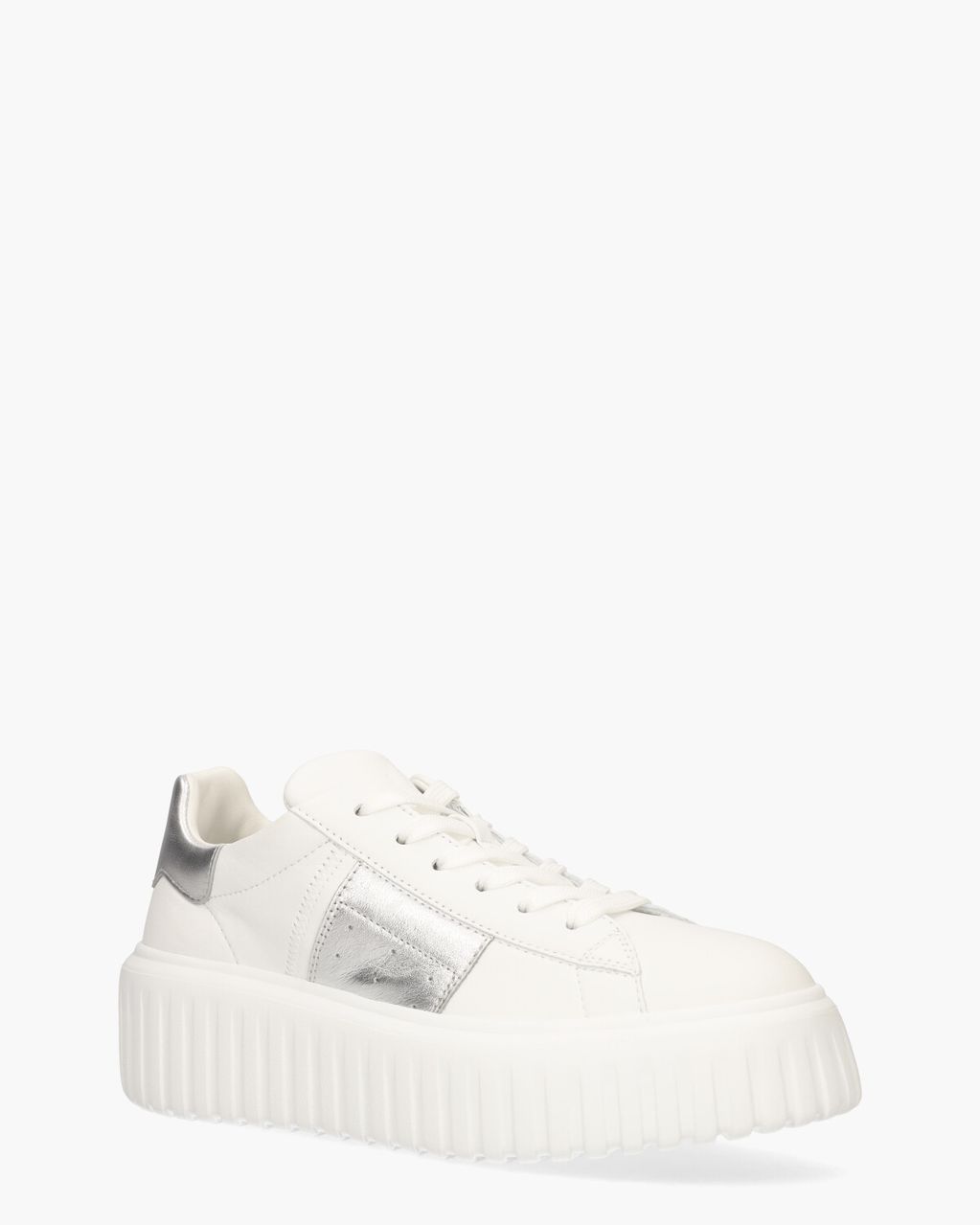 Hogan H-Stripes Wit/Zilver Damessneakers