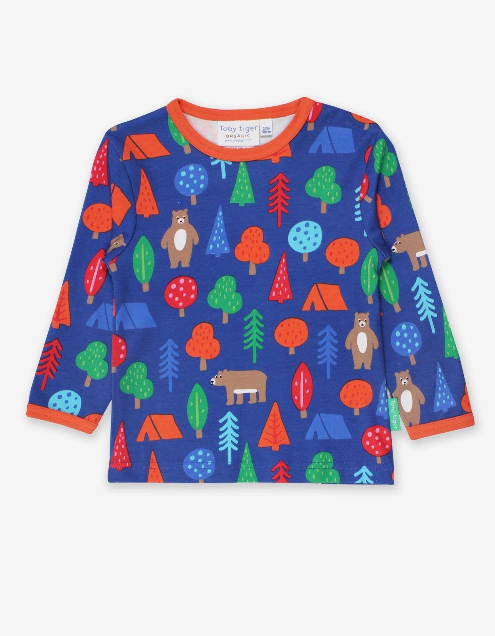 Toby Tiger Langarmshirt mit Bären Print