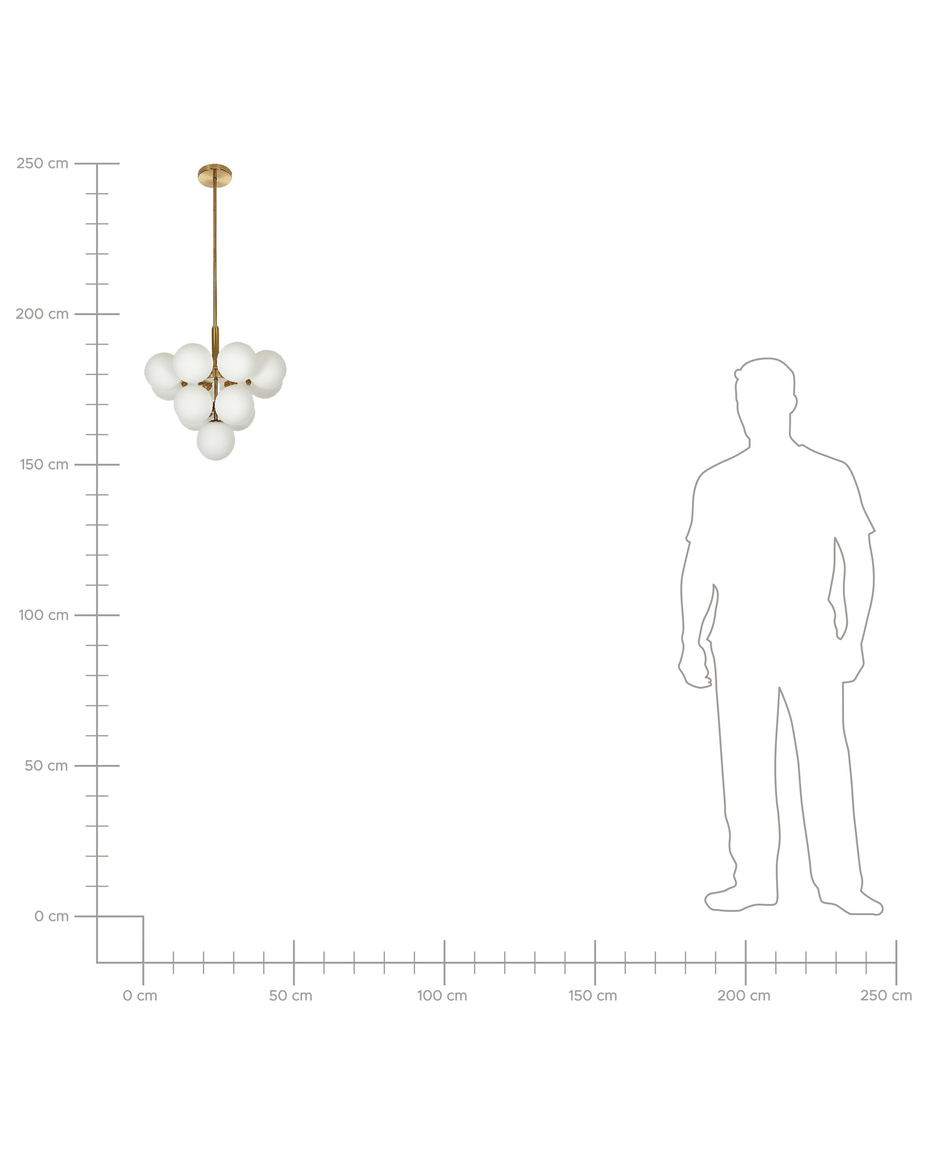 Hanglamp BIRRIE Metaal Messing
