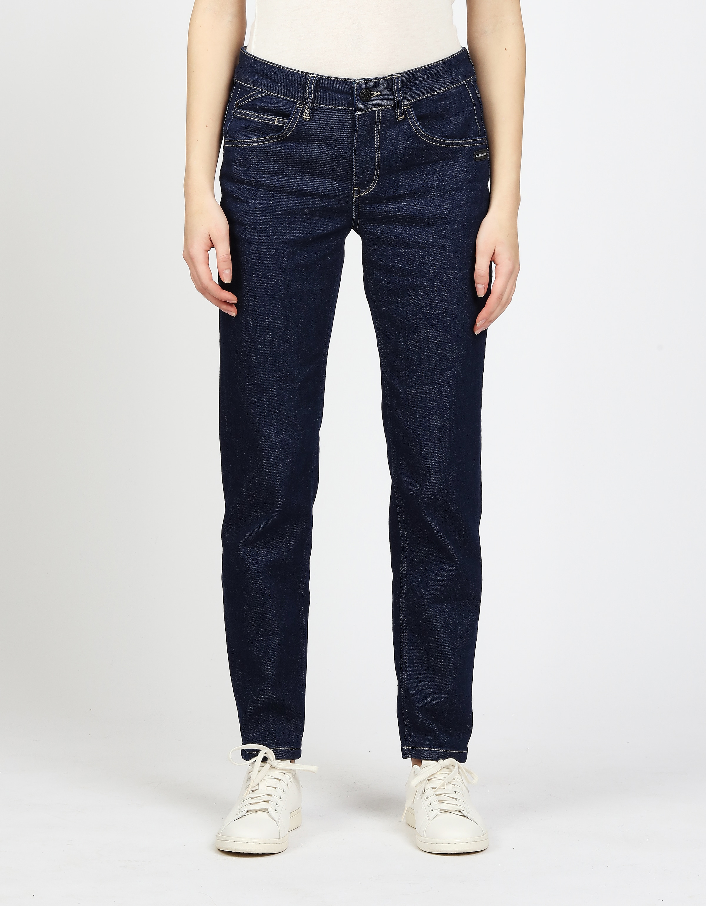 GANG 5-Pocket-Jeans »94JOLINE BOYFRIEND«, in cropped Länge
