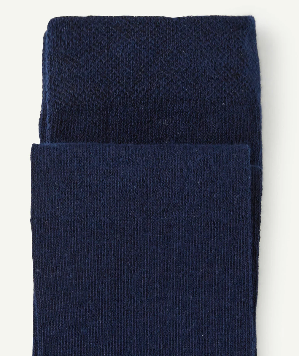 LES COLLANTS BLEUS EN TRICOT