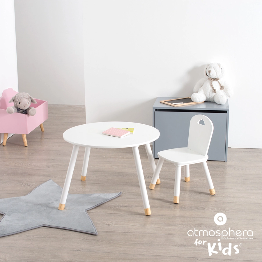 atmosphera Kinderstuhl Douceur weiß