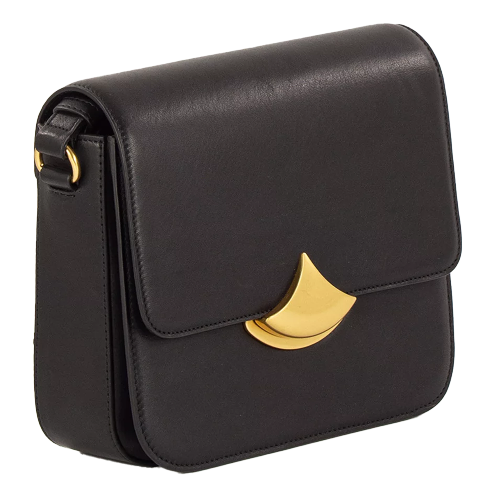 DIVILUZ - Sac bandoulière en cuir | Noir
