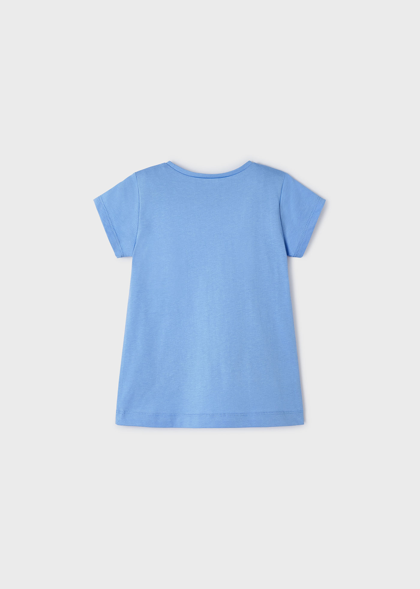 Camiseta estampada Better Cotton para meninas, cor fúcsia.