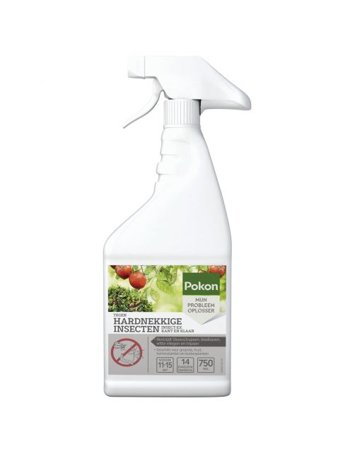 Pokon Tegen Insecten Hardnekkig Spray - Insectenbestrijding - 750 ml