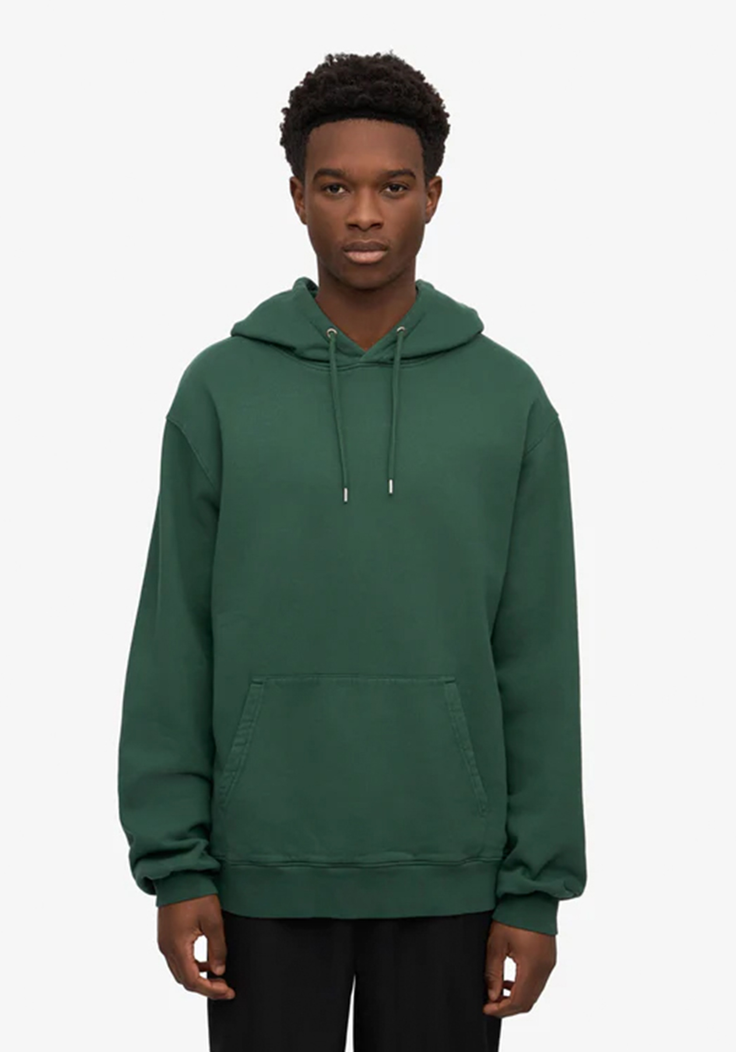 Colorful Standard Hoodie Emerald Green