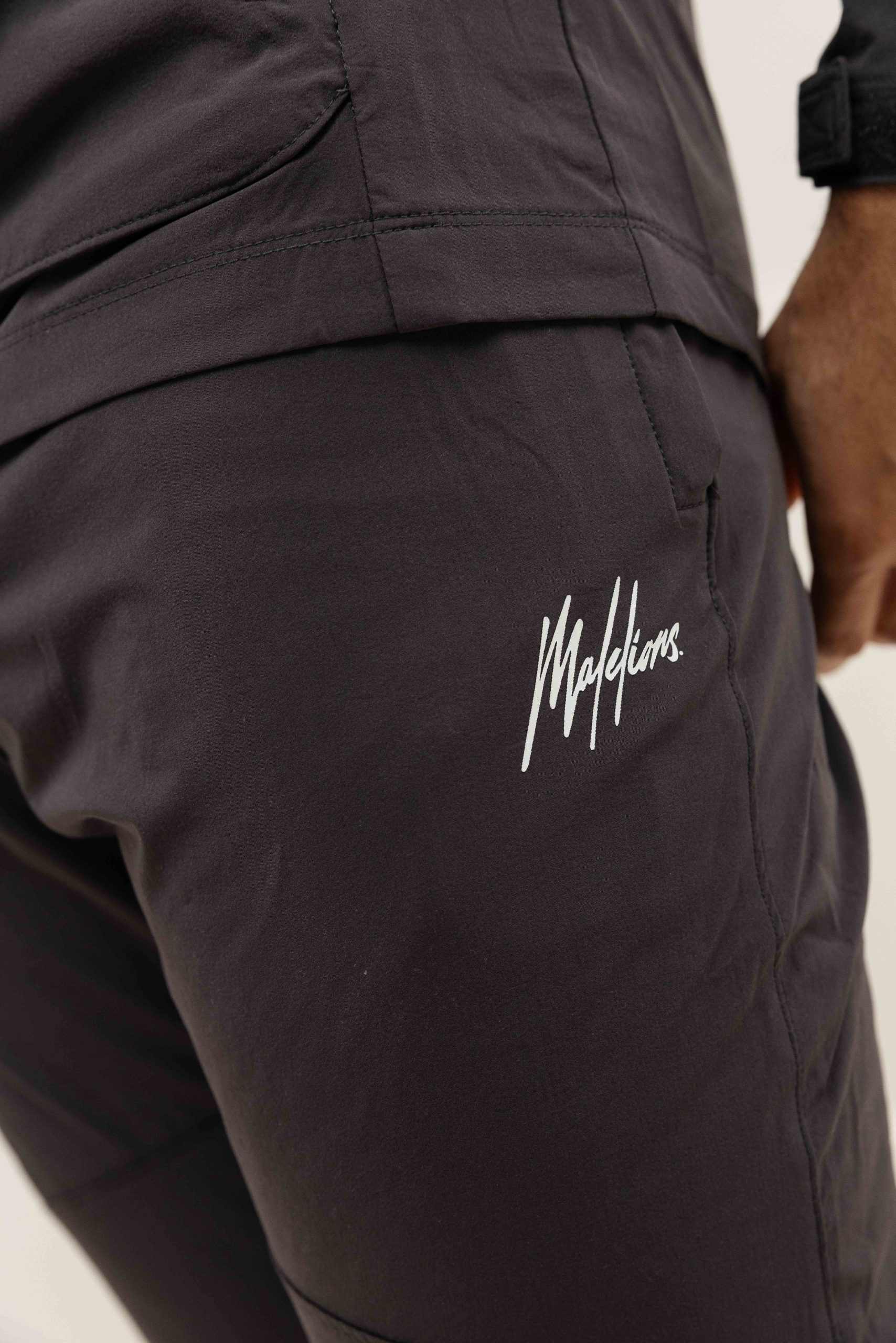 Malelions Sport Running Trainingspak Heren Donkergrijs