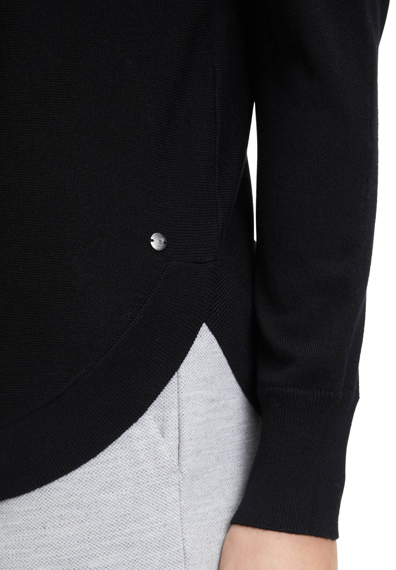 Betty & Co| Damen Feinstrickpullover mit U-Boot-Ausschnitt