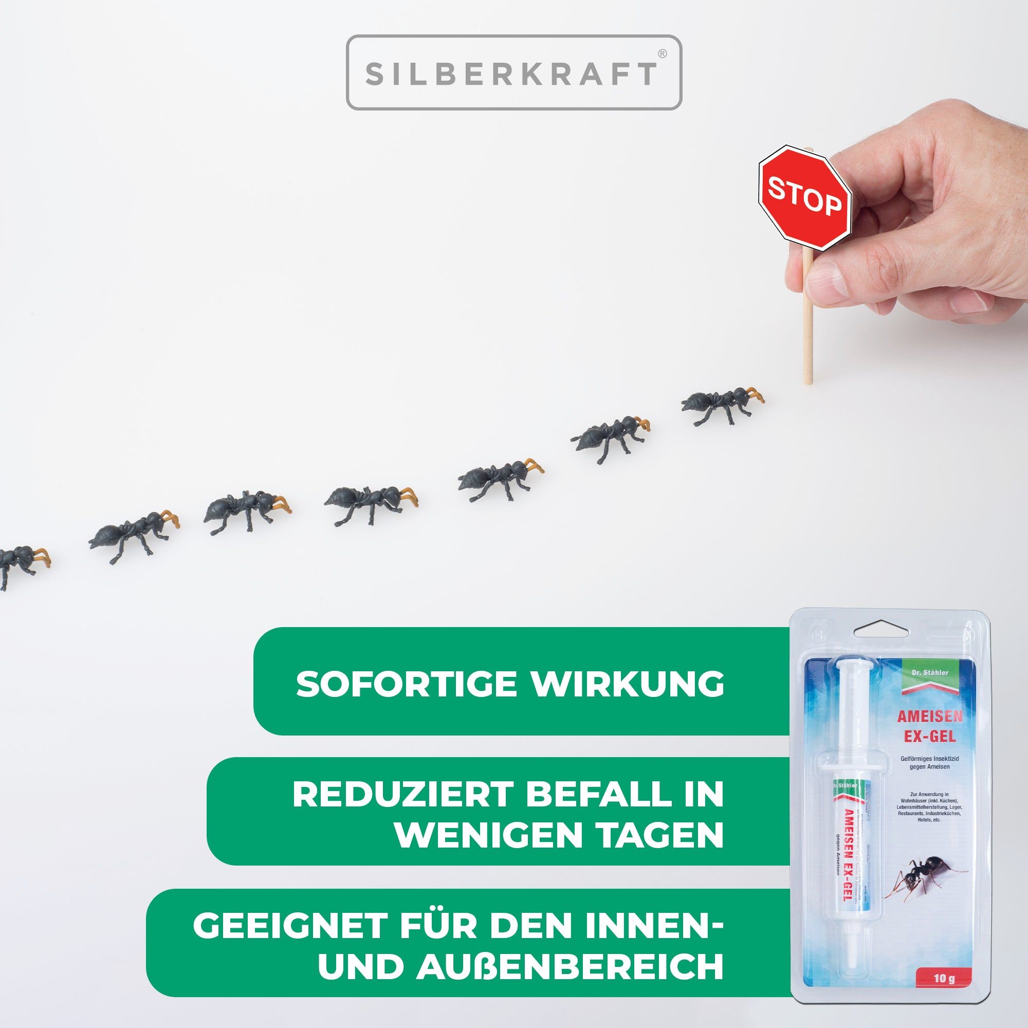 SILBERKRAFT Ameisen- Ex Gel