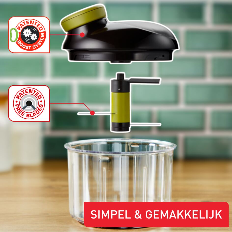 5 second Chopper K1320404 hakmolen 900 ml