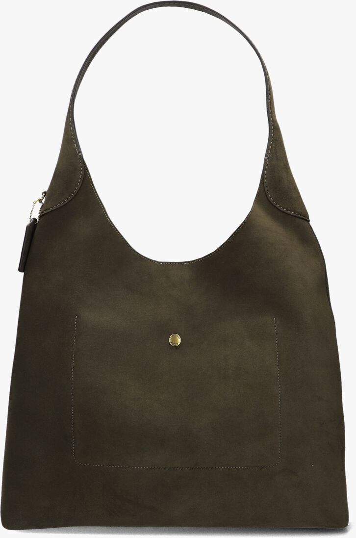 donkergroene coach schoudertas brooklyn shoulder bag 39
