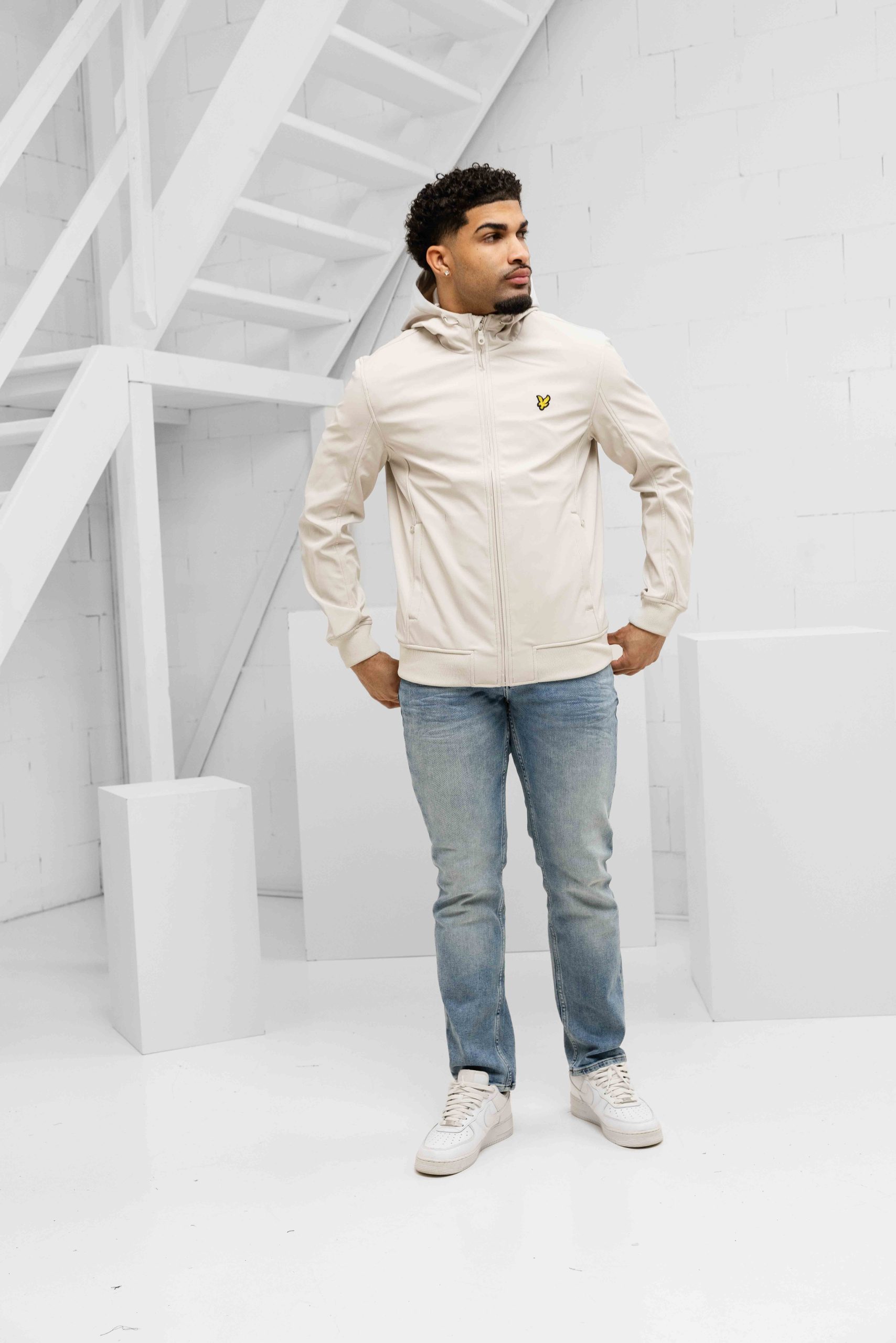 Lyle & Scott Softshell Jas Heren Beige
