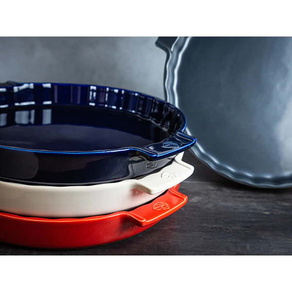 Moule à tarte céramique rouge 30 cm Peugeot
