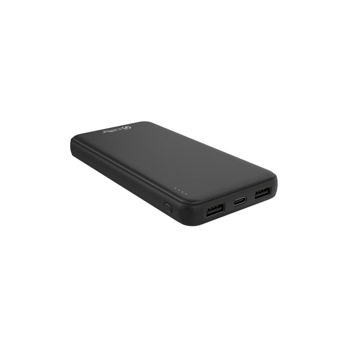 Celly Planet Powerbank 10.000 mAh av 100% återvunnen plast Svart