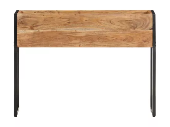 Jardinière bac lit surélevé bois marron 90 x 20 x 68 cm 02_0037964